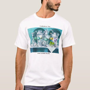 T-shirt Cocktails à la chemise deux