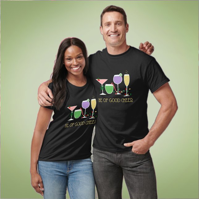 T-shirt Cocktails de Noël Be of Good Cheer (Créateur téléchargé)