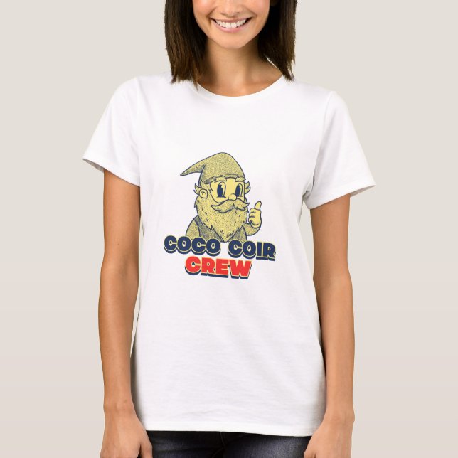 T-shirt Coco Coir Crew Grow Media For Hydroponics (Devant)