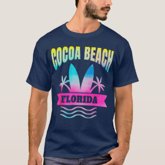 T-shirt Cocoa Beach Floride Vacances Souvenir pour Hommes 