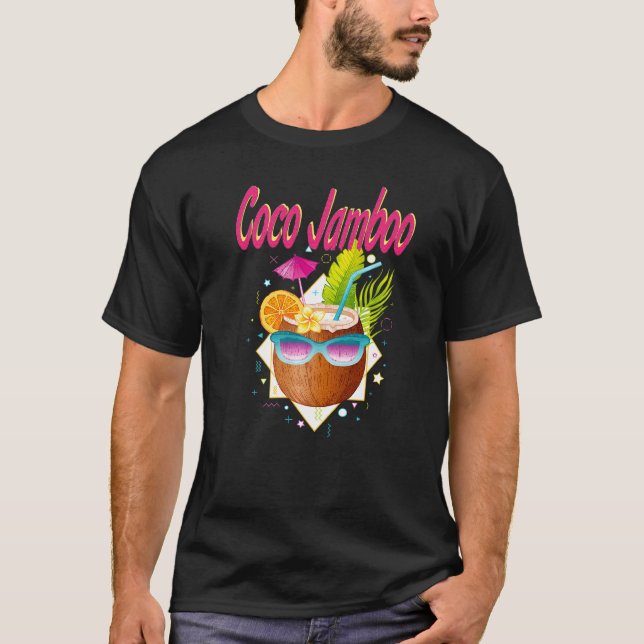 T-shirt Coconut Colorful  Illustration (Devant)