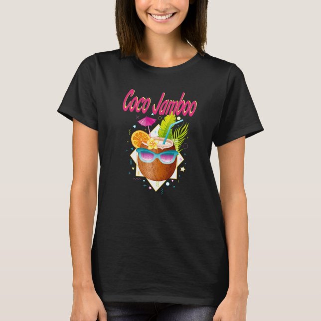T-shirt Coconut Colorful  Illustration (Devant)