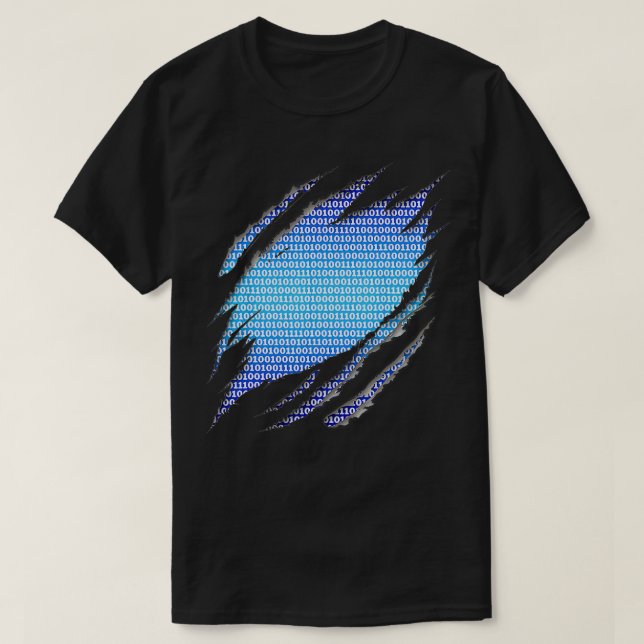 T-shirt Codage de l'ingénieur informatique au codeur logic (Design devant)