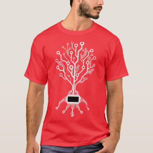 T-shirt Codage de l'ordinateur de l'arborescence binaire