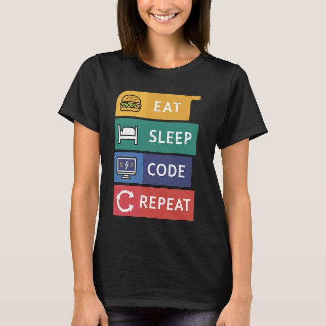 T-shirt Codage du programmeur de Coder amusant Code de som (Devant)