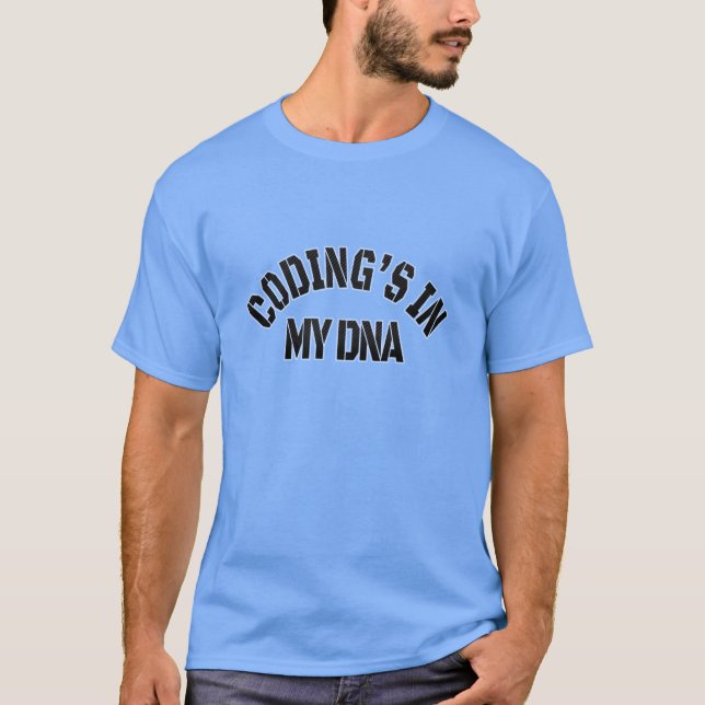 T-shirt Codage en mon ADN (Devant)