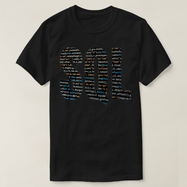 T-shirt Codage SQL (Design devant)