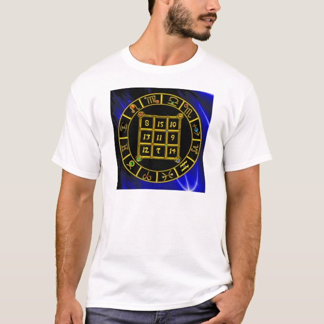 T-SHIRT CODE ASTRAL / CARRÉ MAGIQUE 33 (Devant)