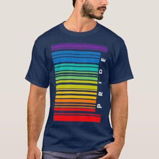 T-shirt Code barre LGBT Pride Rétro 1