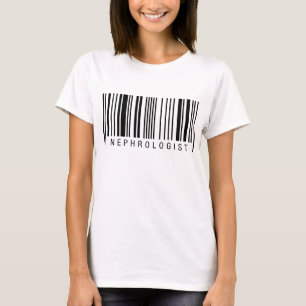T-shirt Code barre néphrologiste