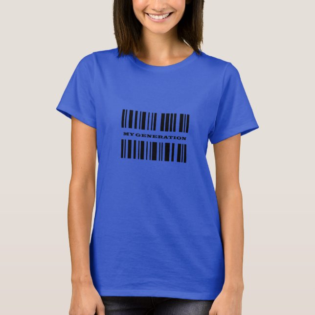 T-shirt CODE BARRE X Génération (Devant)