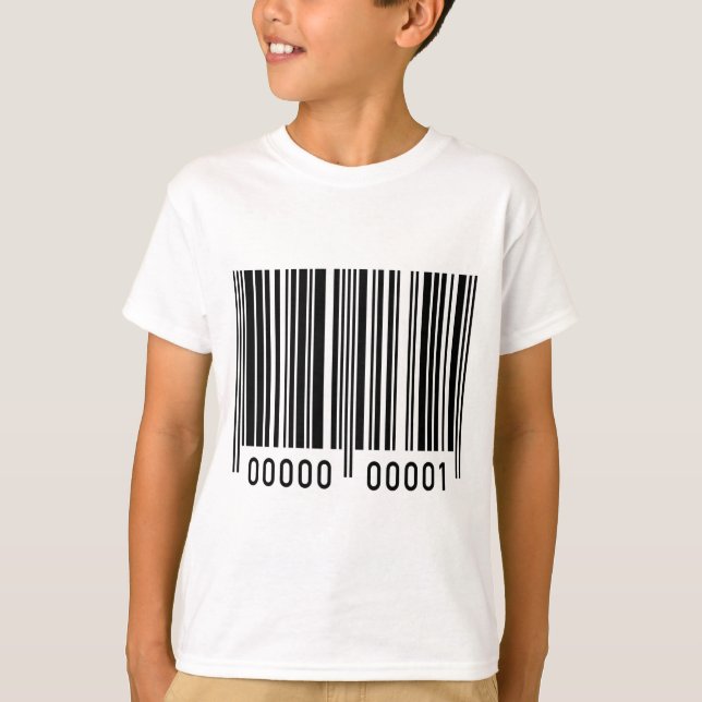 T-shirt Code-barres (Devant)