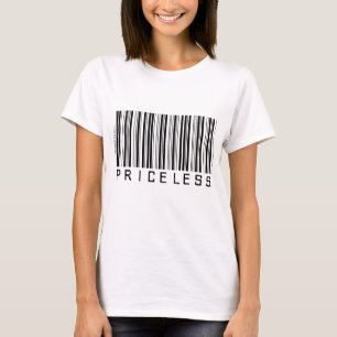 T-shirt - Code barres - chemise inestimable
