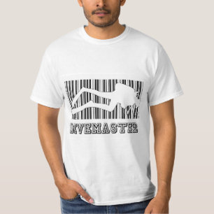 T-shirt Code barres de Divemaster