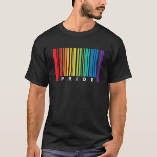 T-shirt Code-barres Gay pride LGBT T Lesbienne Bisexuel Dr