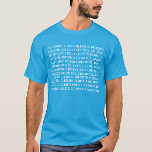 T-SHIRT CODE BINAIRE AVEC GEEK DE MESSAGE
