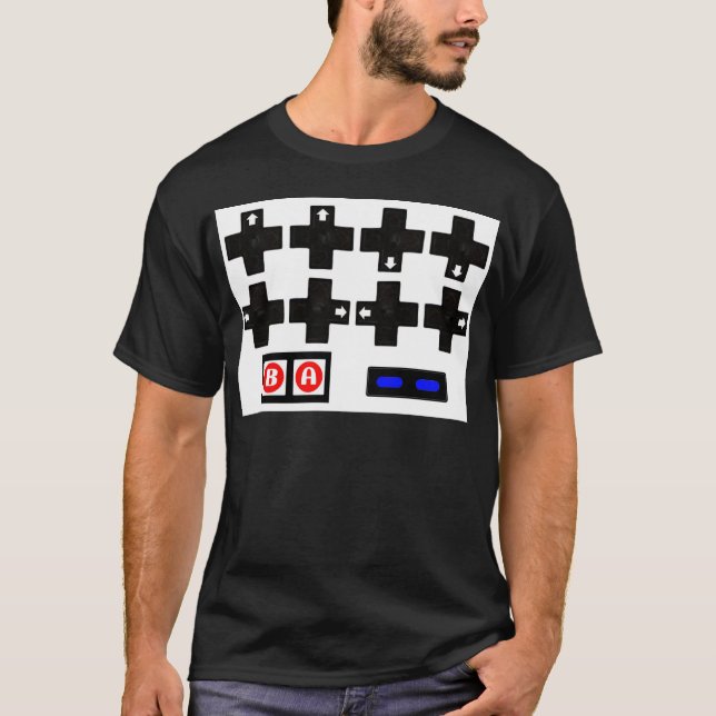 T-shirt Code Contra de Konami (Devant)