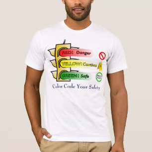 T-shirt Code couleurs votre sécurité