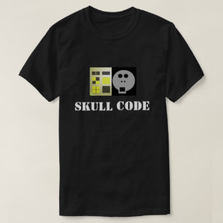 T-shirt Code Crâne V2 : Tee-shirt Skullnskin Graphics par