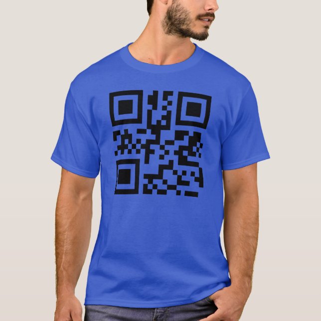 T-SHIRT CODE DE BITCOIN QR (Devant)