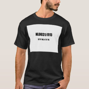 T-shirt Code de Delft dans le noir