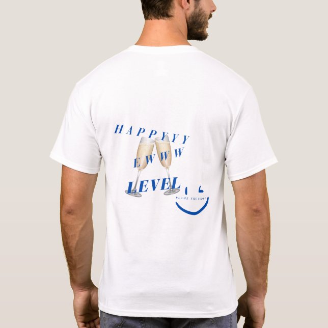 T-shirt Code de la Saint Sylvestre par Collection Kriyas (Dos)