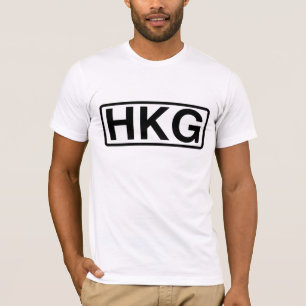 T-shirt Code de l'aéroport international de Hong Kong
