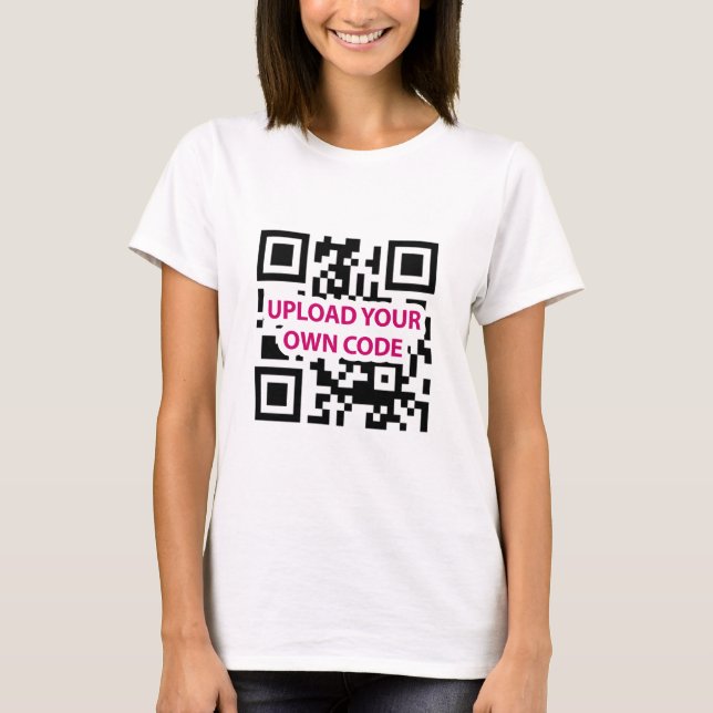 T-shirt Code de QR personnalisable (Devant)