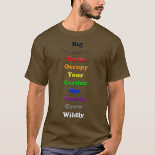 T-shirt Code de résistance 18 Grands Beaux Roses