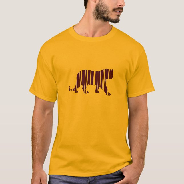 T-shirt Code de tigre (Devant)