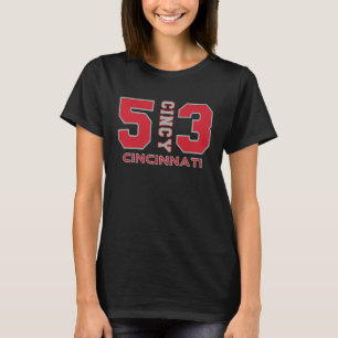 T-shirt Code de zone 513 Cincy centre-ville Cincinnati Ohi