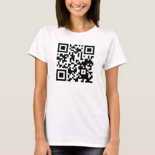 T-shirt Code drôle de QR la curiosité est un vilain défaut