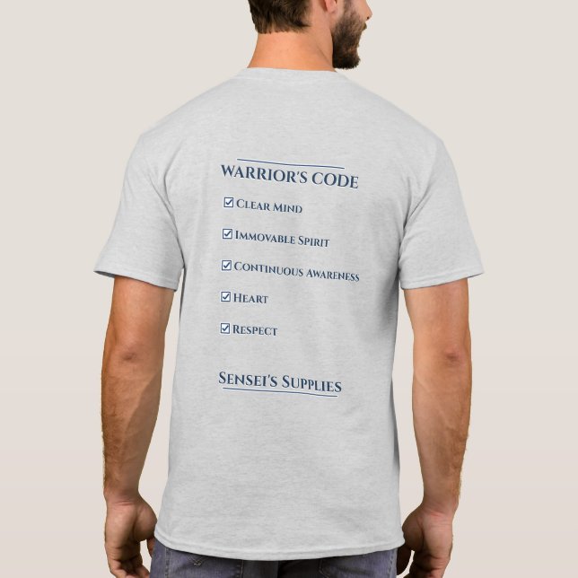 T-Shirt Code du Guerrier (Dos)