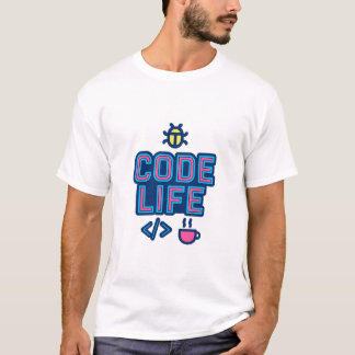 T-shirt CODE LIFE Dev Tee – Pour les programmeurs, codeurs