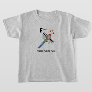 T-shirt Code Morse en dessin animé pour les enfants ! Let