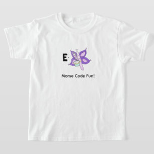 T-shirt Code Morse en dessin animé pour les enfants ! Let