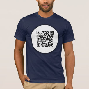T-shirt code personnalisable de QR