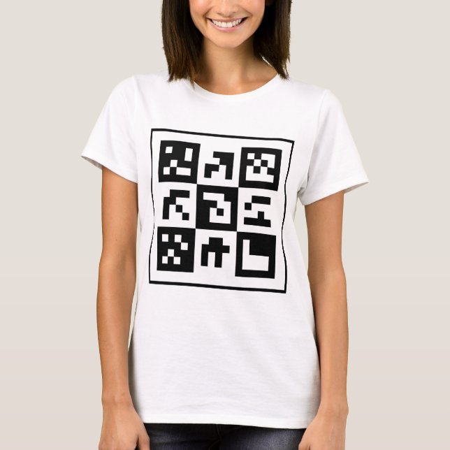 T-shirt code qr (Devant)