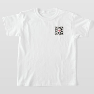 T-shirt Code QR d'amour