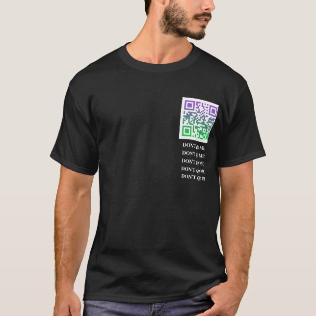T-shirt Code QR DoodleDrip.com (Devant)