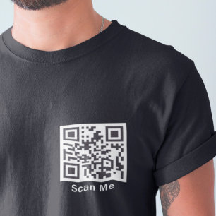 T-shirt Code QR personnalisé pour