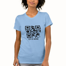 Code QR tee - shirt personnalisé personnalisé