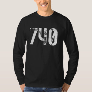 T-shirt Code régional 740 Newark OH Code régional de télép