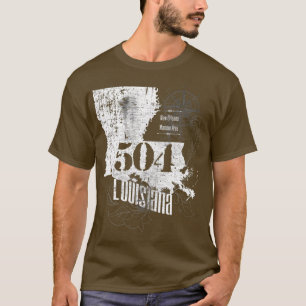 T-shirt Code régional de la Nouvelle-Orléans 504 Cool de l