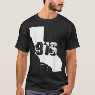 T-shirt Code régional de Sacramento California 916