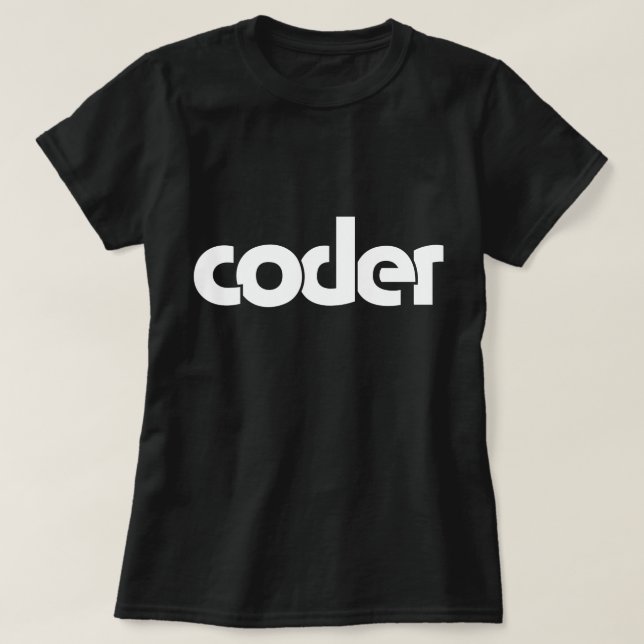 T-shirt Coder (Design devant)