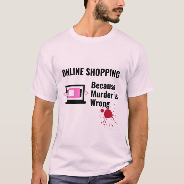 T-shirt Coder parce que le meurtre est une erreur chemise (Devant)