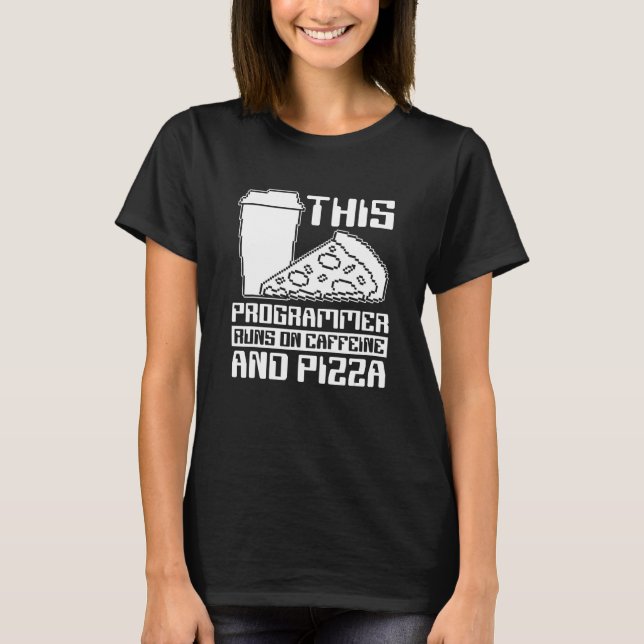 T-shirt Coder Programmation de codage logiciel Ingénieur P (Devant)