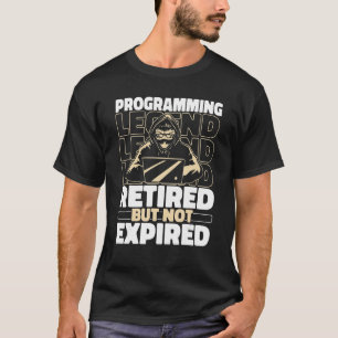 T-shirt Coder Retraite Coding Developer Software Engineer 