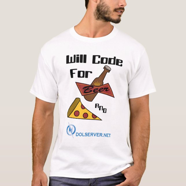 T-shirt Codera pour la bière et la nourriture - chemises (Devant)